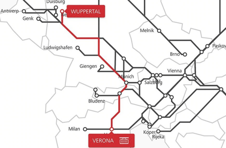 Rail Cargo Group TransFER Verona–Wuppertal: Attraktive Süd-Nord-Verbindung